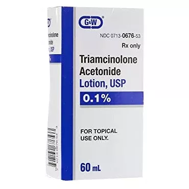 Triamcinolone Acetonide Lotion 0.1% Topical, 60 mL (Rx)