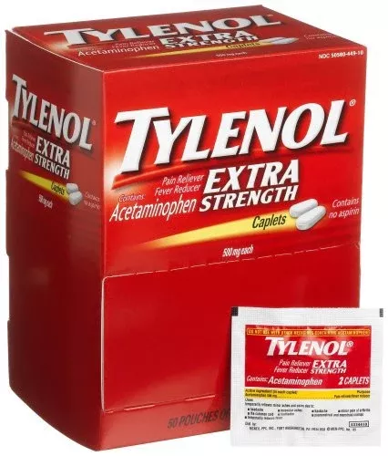 Tylenol Extra Strength Acetaminophen Pain Relief, 1 Carton