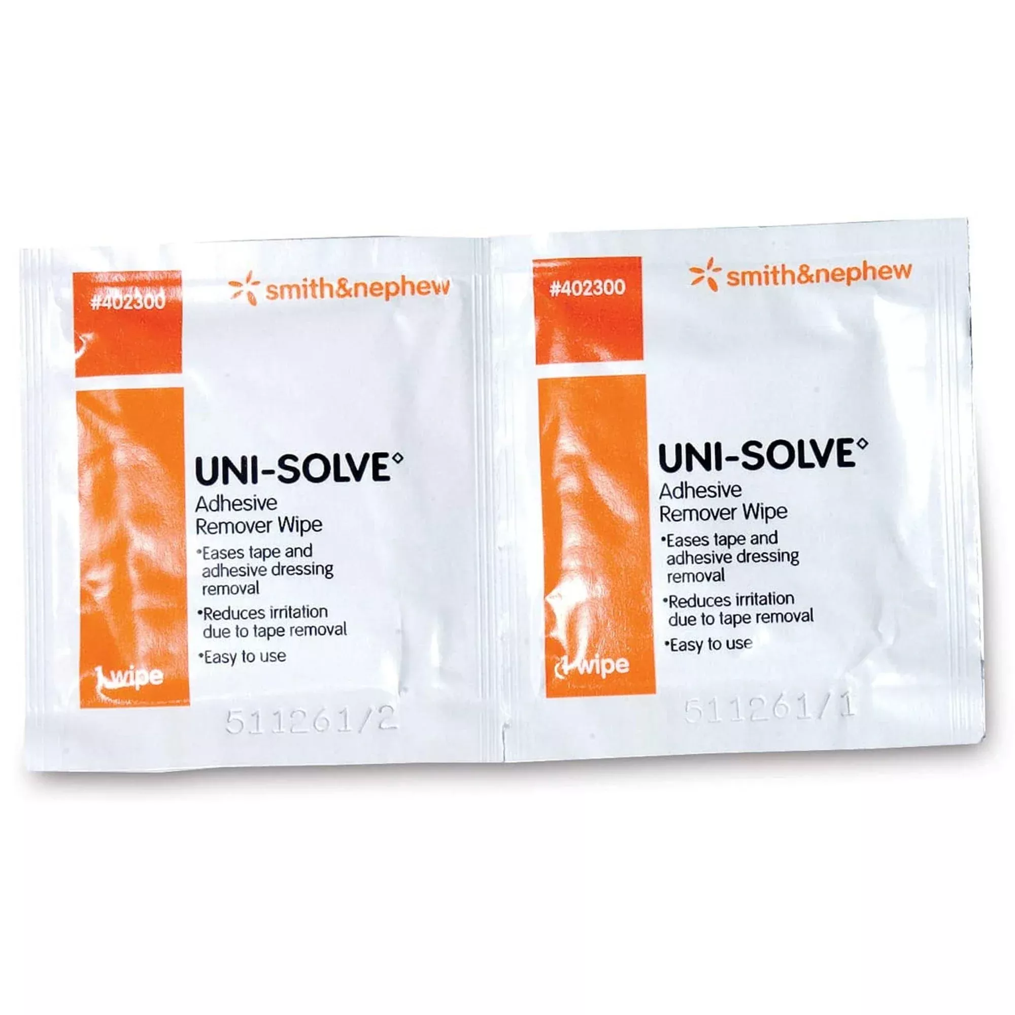 Uni-Solve™ Adhesive Remover, 2½ x 2½ Inch Wipe, 1 Case of 1000