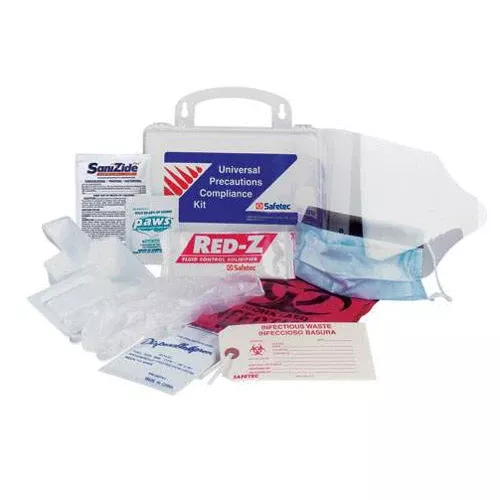 Universal Precautions Compliance Kit with Mountable Hard Case by Safetec