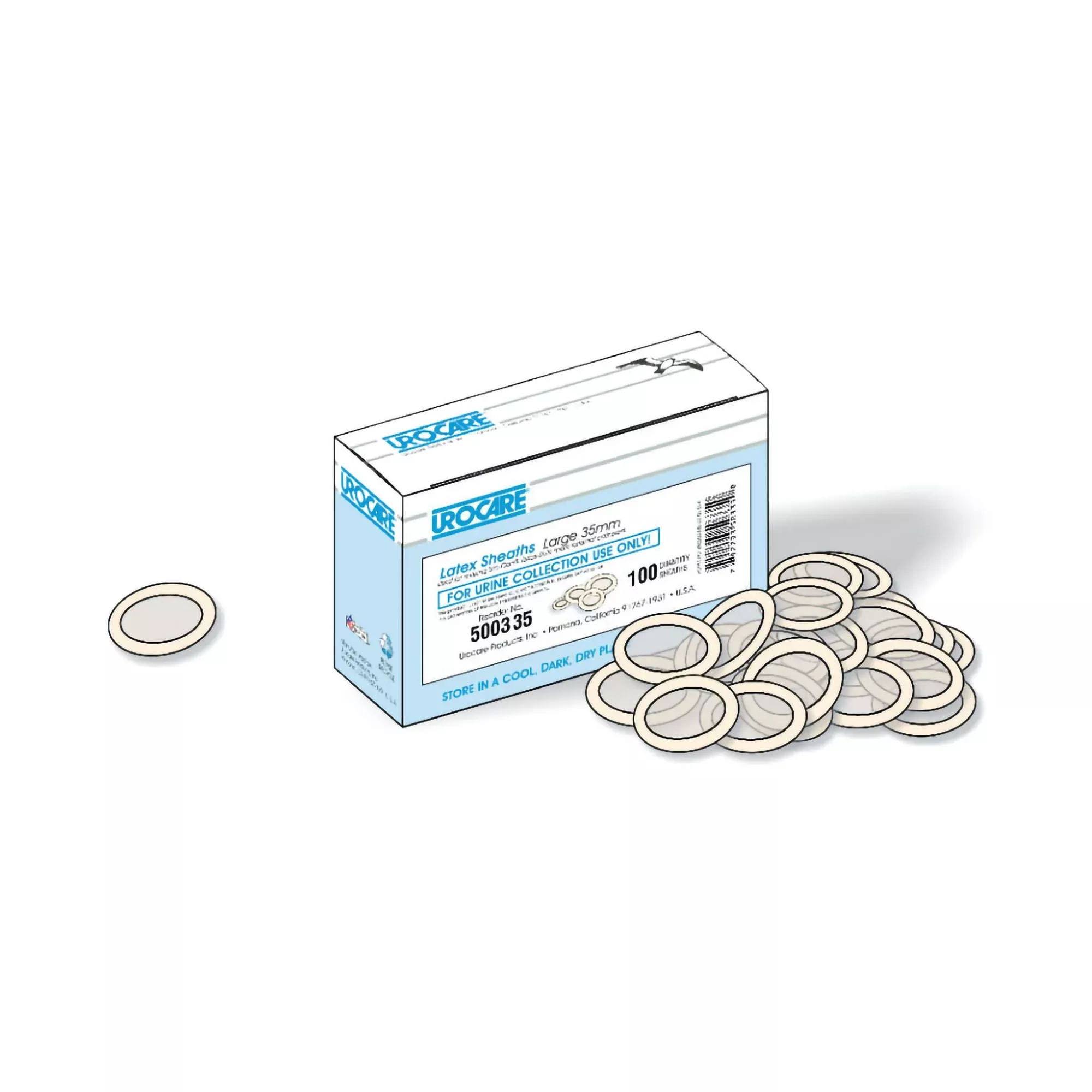 Uro-Con Male External Catheter, 1 Box of 100