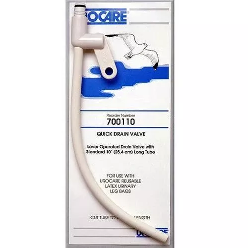 Urocare Quick Drain Valve™ Long DrainTube, 1 Each