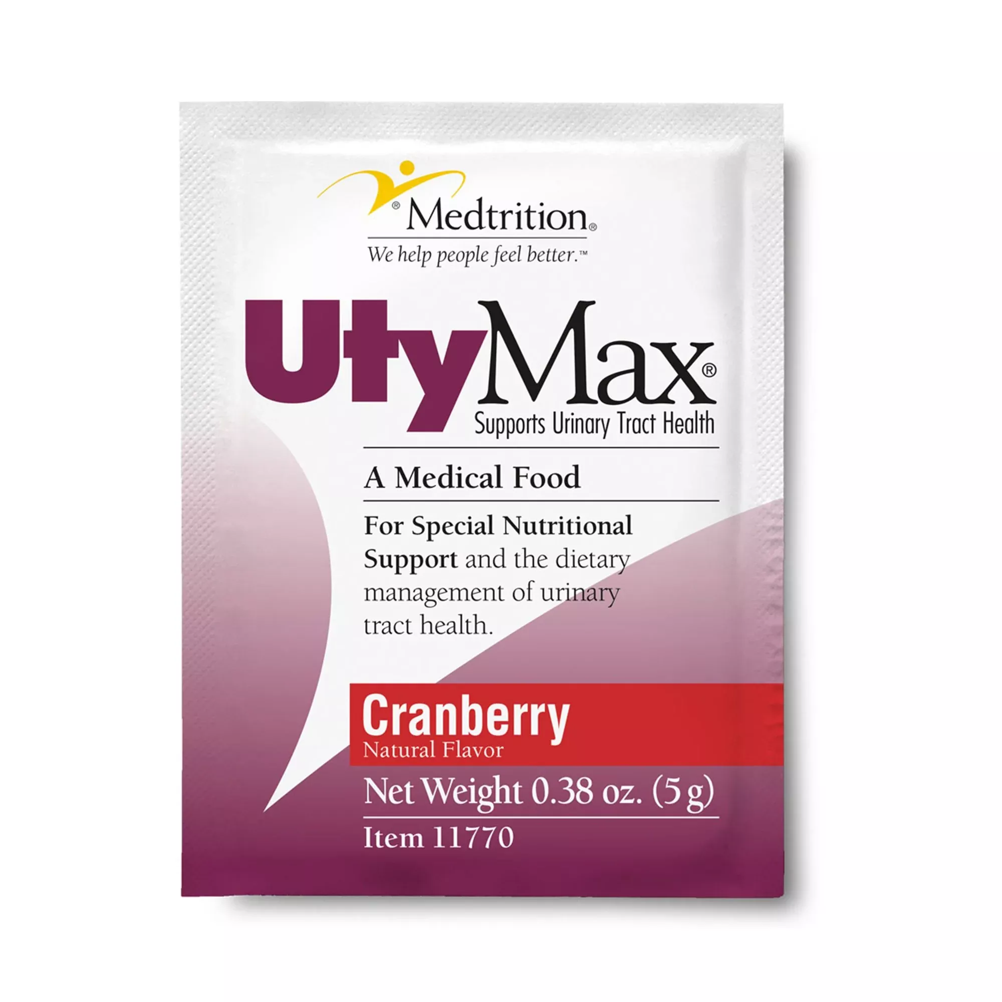 UtyMax CranMax Cranberry Urinary Health Supplement, 5-gram Packet, 1 Case of 60