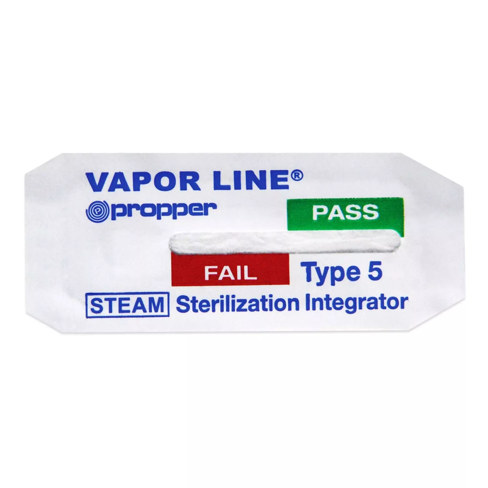 Vapor Line Sterilization Chemical Integrator Strip, 2 Inch, Class 5, 1 Box of 250