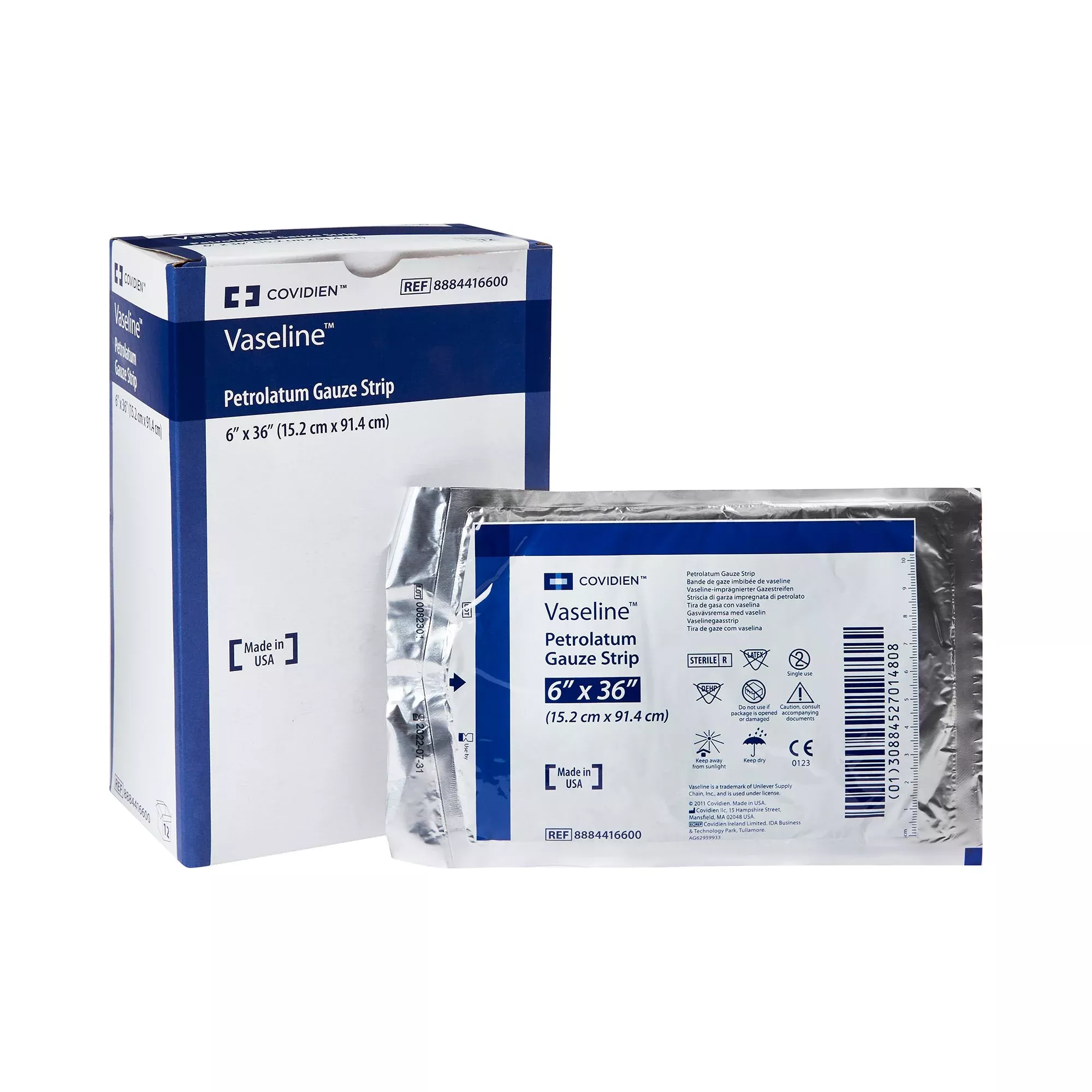 Vaseline Petrolatum Impregnated Dressing, 6 x 36 Inch, 1 Each