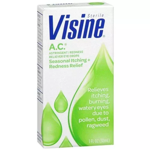 Visine AC Tetrahydrozoline Eye Drops, 1 Each