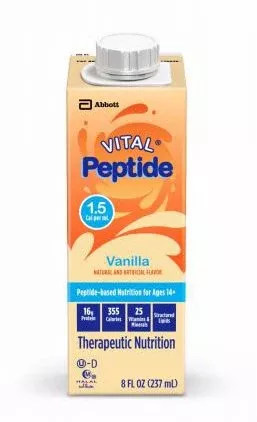 Vital Peptide 1.5 Vanilla Oral Supplement, 8 oz. Carton, 1 Case of 24