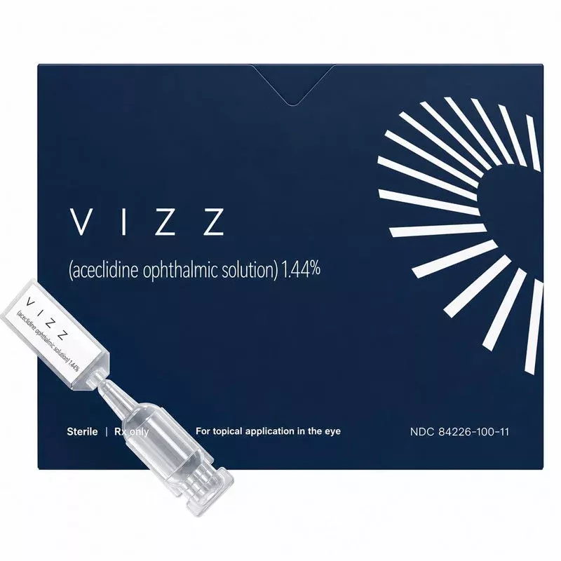 VIZZ Eye Drop Aceclidine 1.44% Ophthalmic Solution 0.25% x 25/Box (Rx) *Refrigerated*