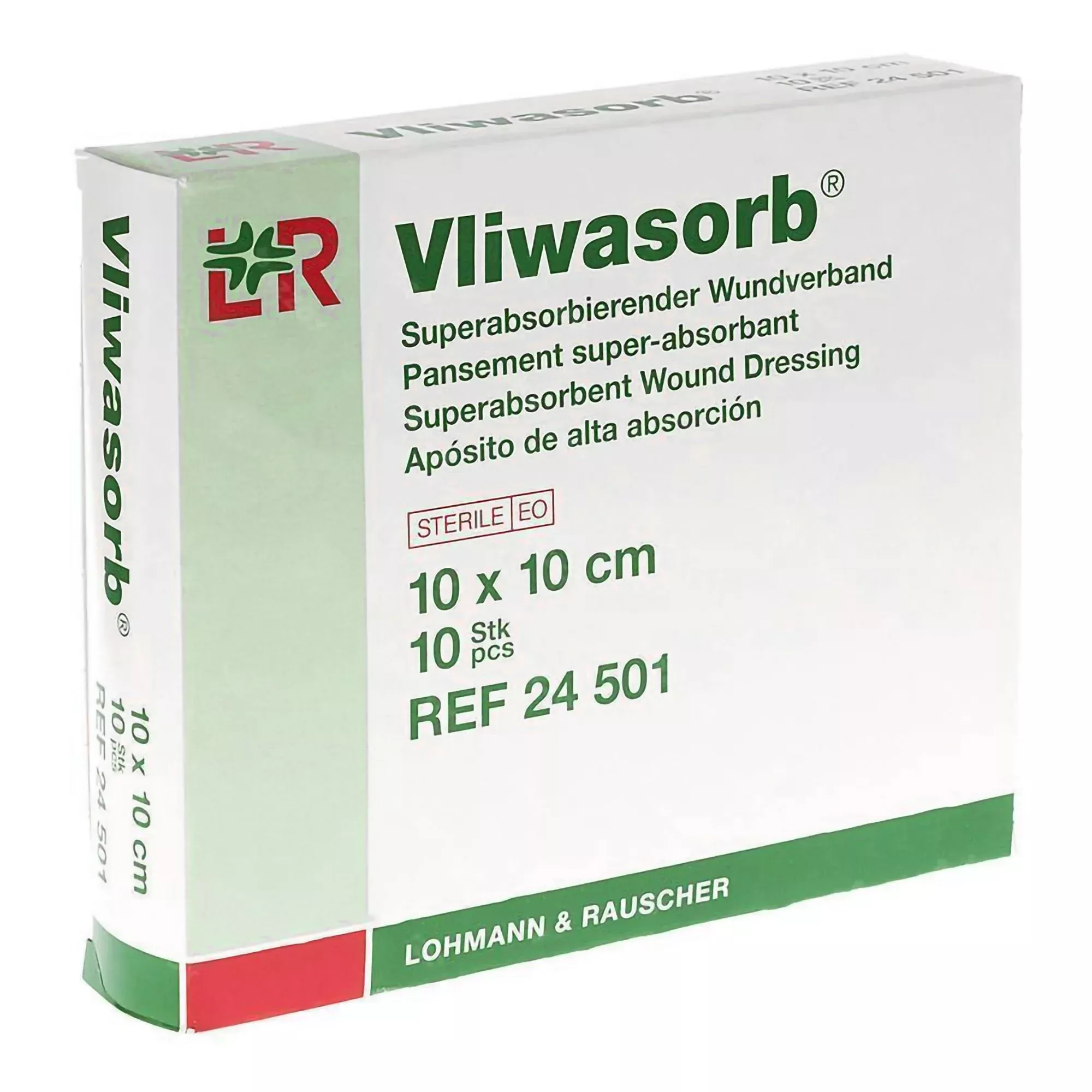 Vliwasorb Superabsorbent Wound Dressing, 4 x 4 Inch, 1 Case of 360