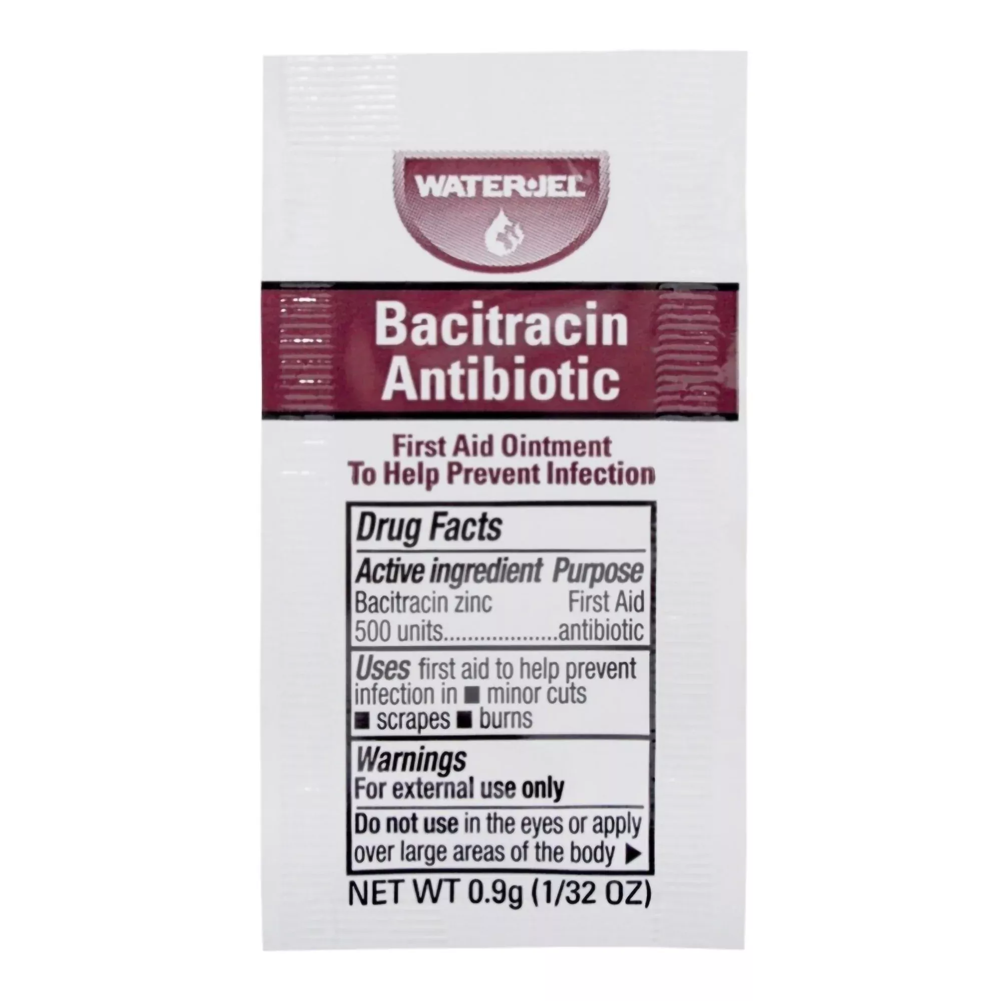 Water Jel Bacitracin Zinc First Aid Antibiotic, 1 Case of 1800