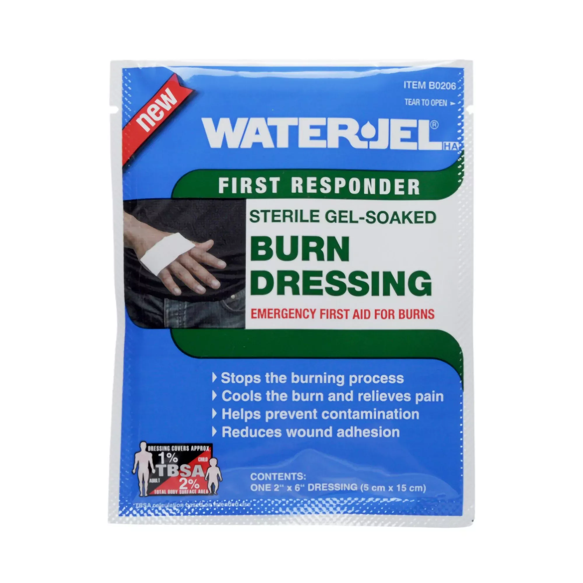 Water-Jel Burn Dressing, 2 x 6 Inch, 1 Case of 60