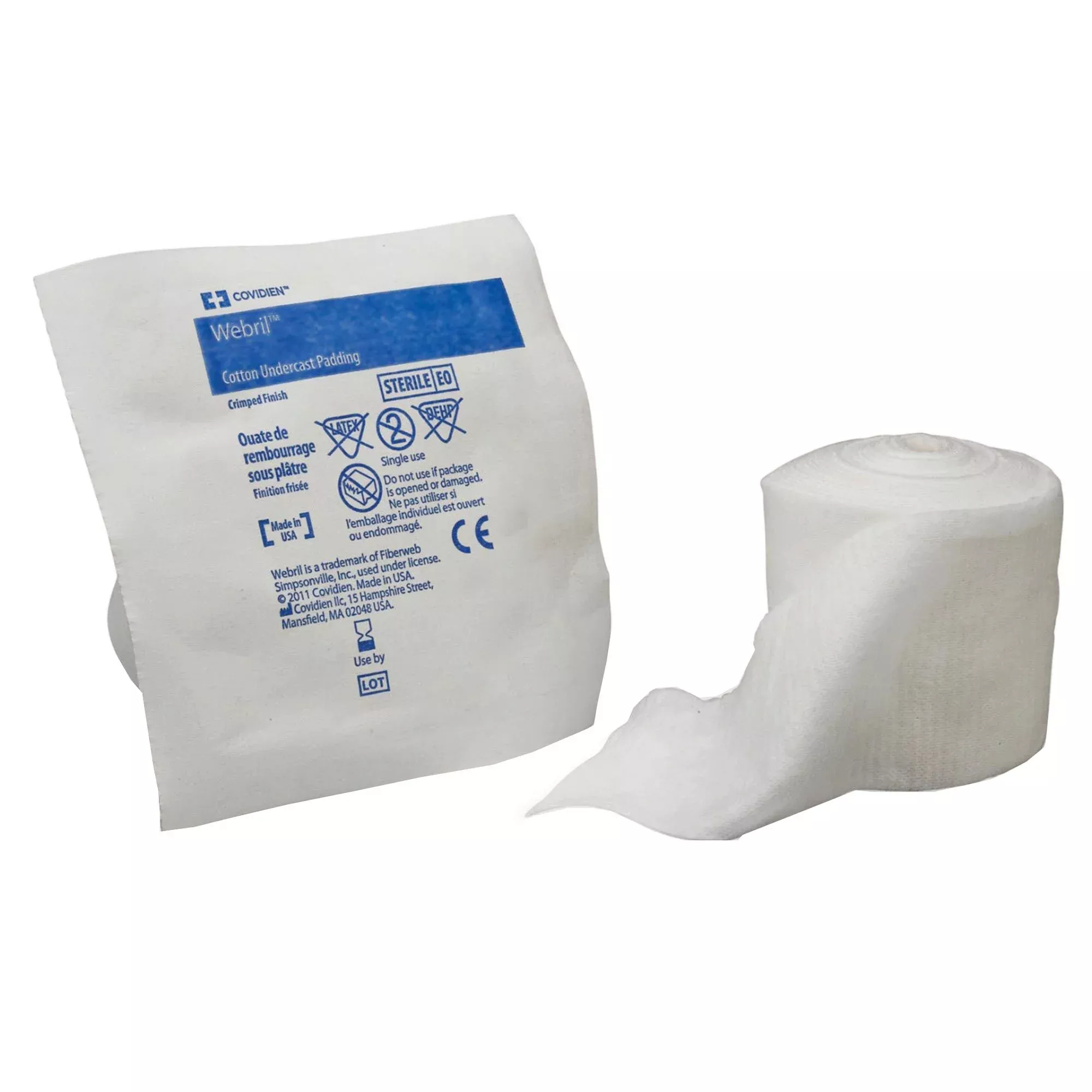 Webril™ Cast Padding, 2 Inch x 4 Yard, 1 Each