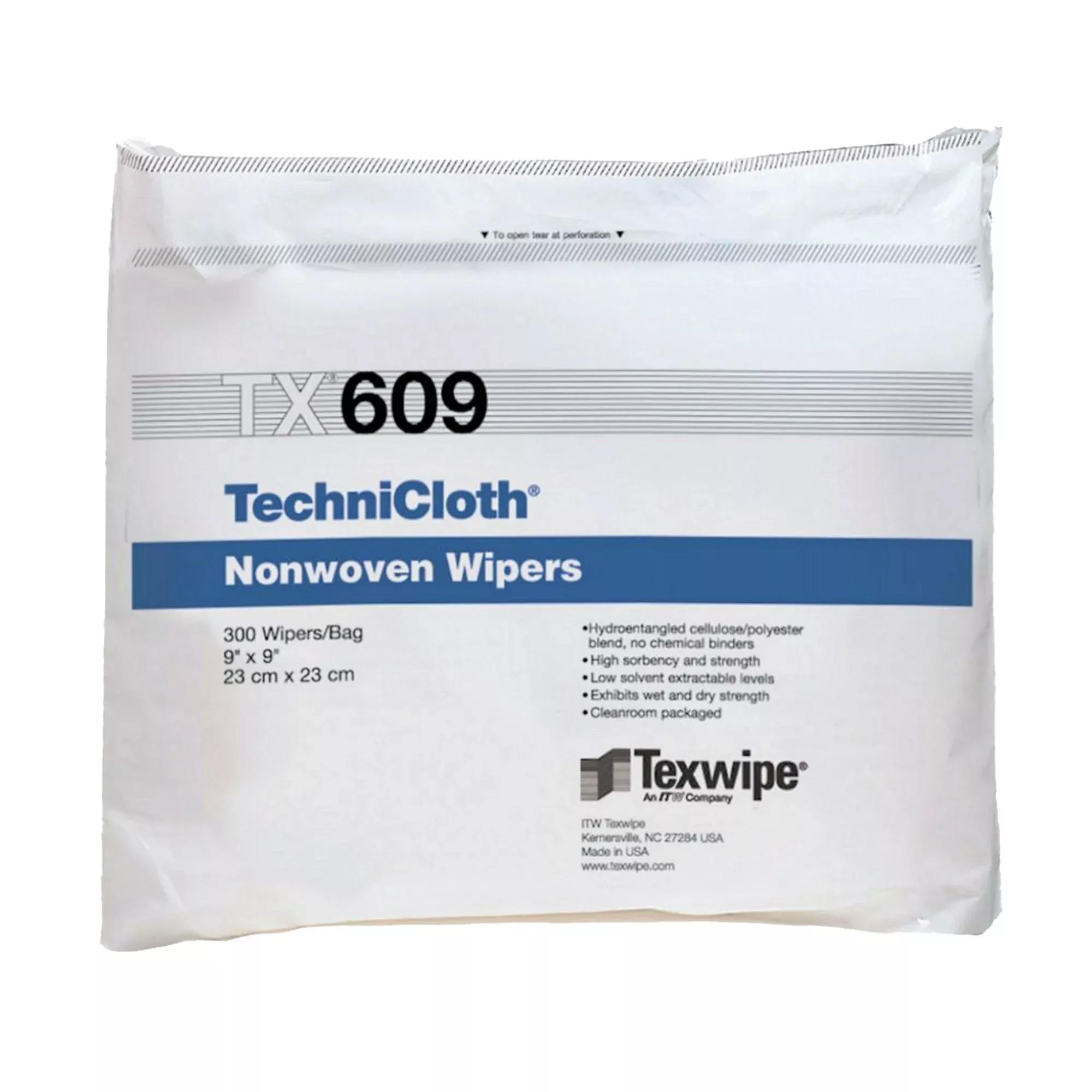 WIPER, TECHNICLOTH 9"X9" (300/PK)