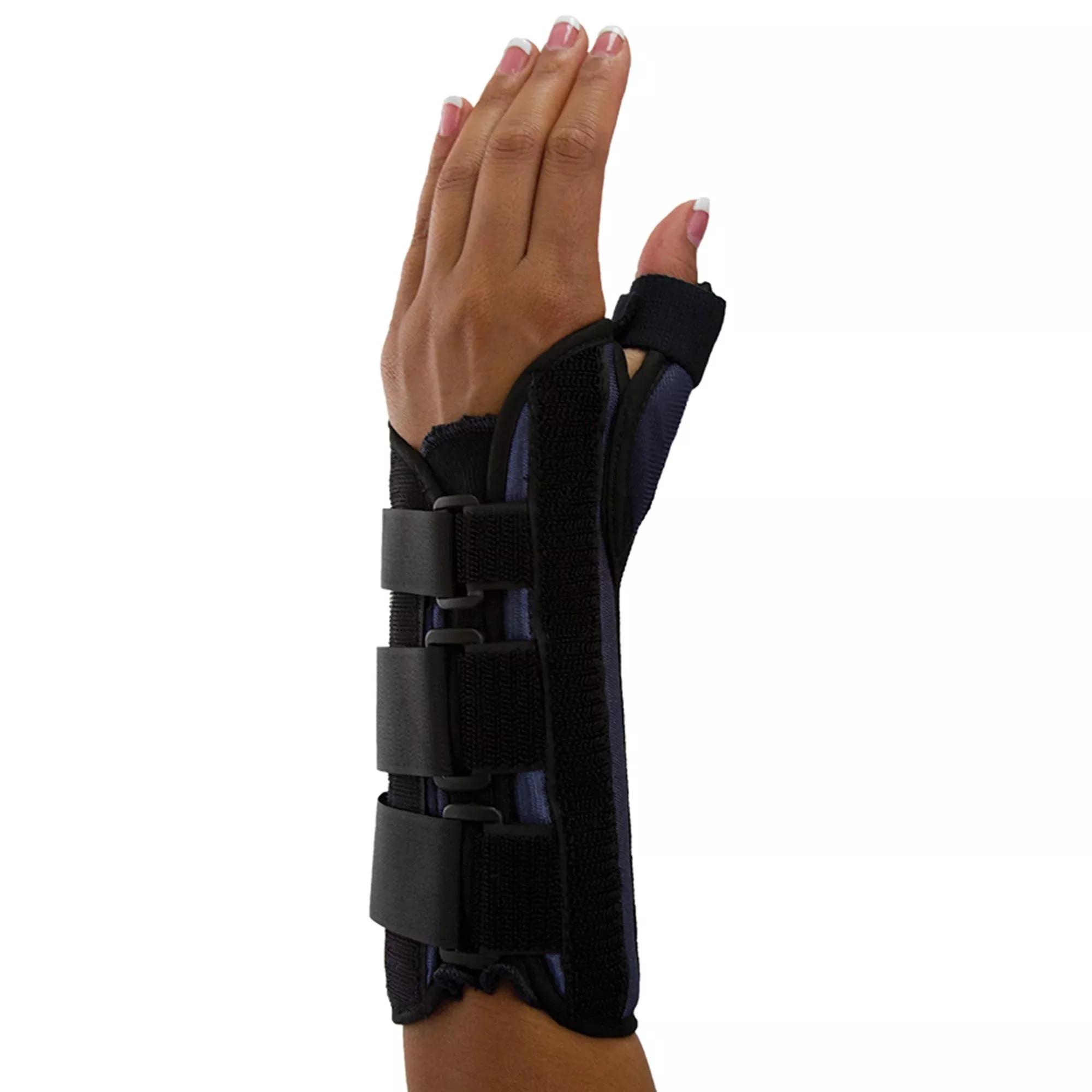 WRIST BRACE, PREMIER W/THUMB SPICA LT MED 8"