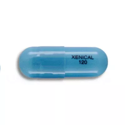 Xenical (Orlistat) Capsules 120 mg by H2 Pharma 90 Count (RX)