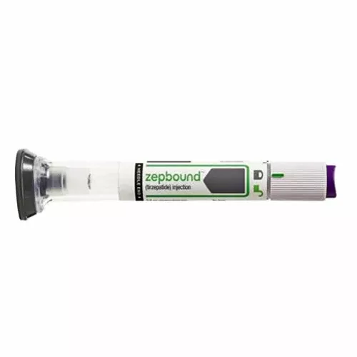 Zepbound Tirzepatide Injection Prefilled Syringes 15 mg/0.5 mL Pen-Style (4-Pack) **Refrigeration Required** (RX)